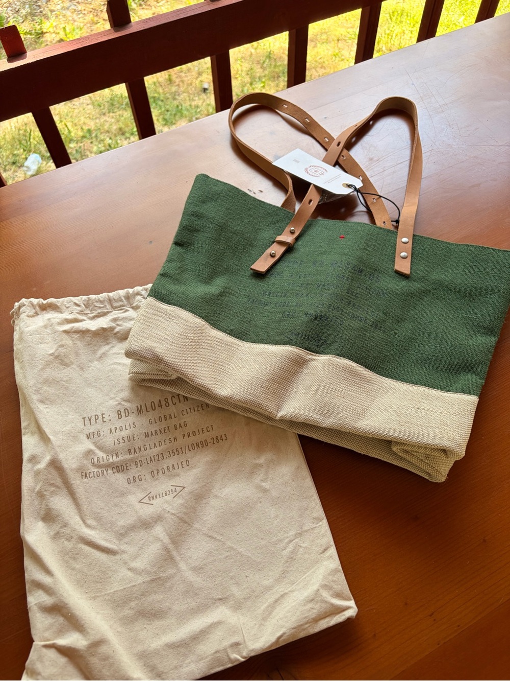 Custom X Apolis Canvas Tote